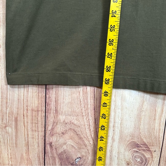 TOMMY HILFIGER Womens Plus Size T Shirt Dress Olive Green 2X #151 - Picture 13 of 16